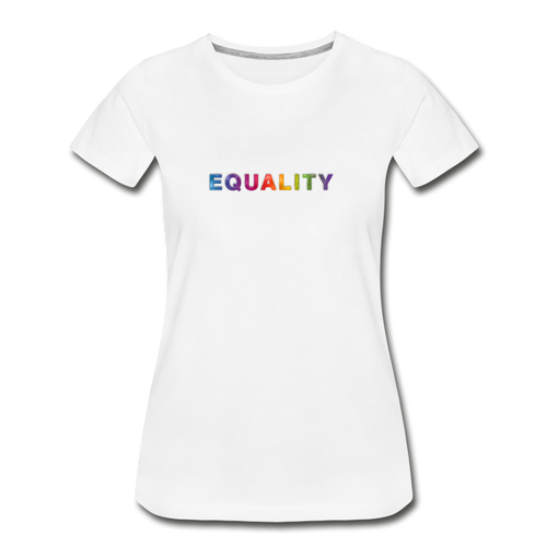Women’s Equality Organic T-Shirt - white