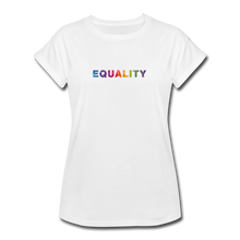 Load image into Gallery viewer, Women&#39;s Equality Relaxed Fit T-Shirt (White) - white
